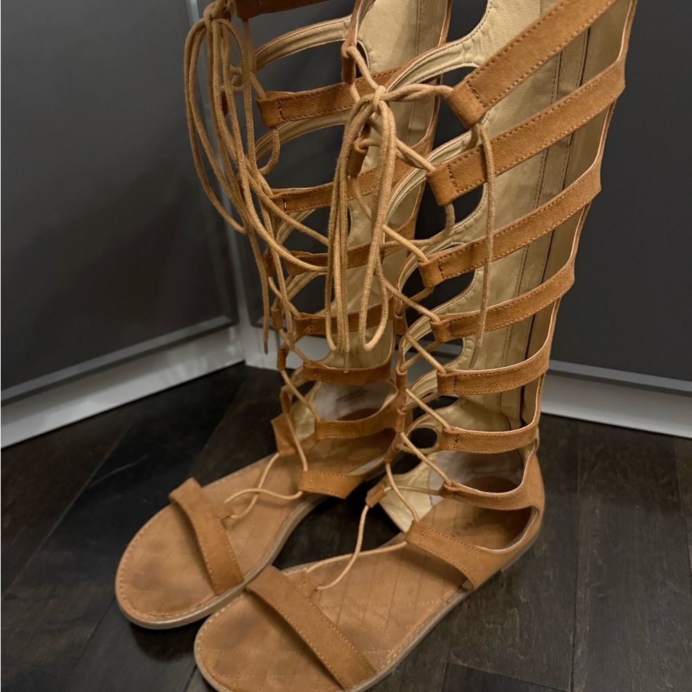 Women's Tan Gladiator Sandals